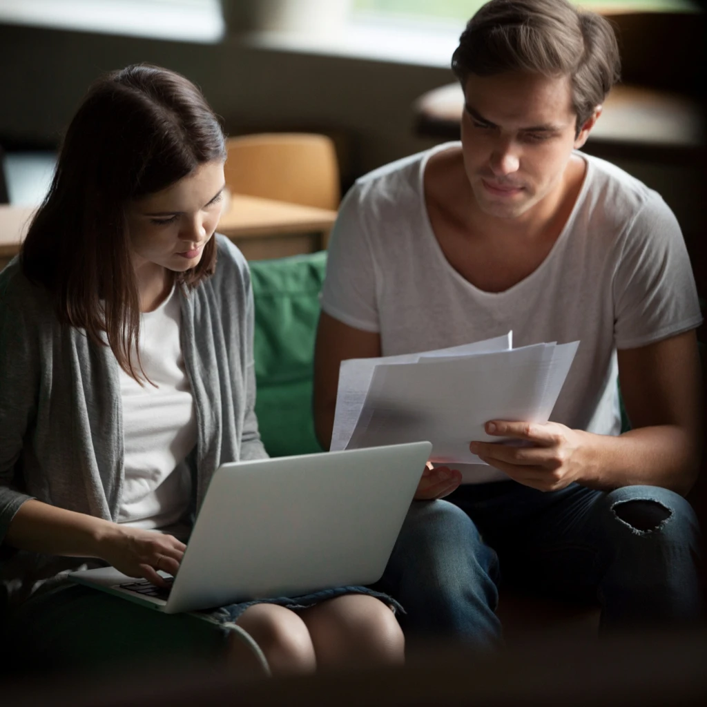 Bienes separados en divorcio en Georgia con documentos de herencia y carpeta de activos